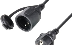 Cablu prelungitor de alimentare | Adam Hall® H07RN-F3G1.5 | 3 m Adam Hall 4 STAR PND 0300